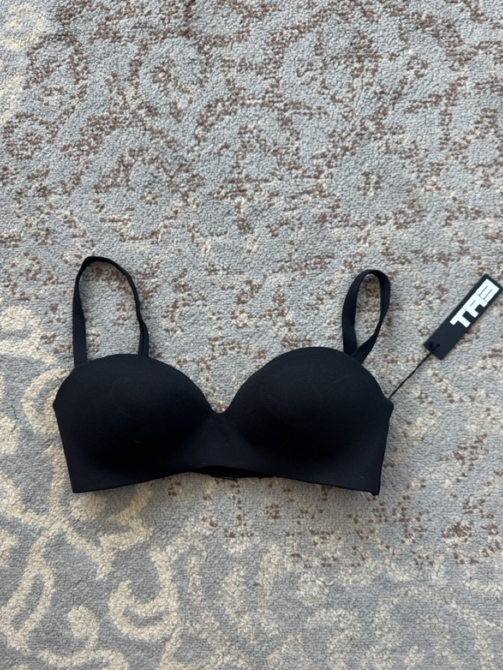 TA3 No Wire Swim Bra Top Black Small/ Medium Cup